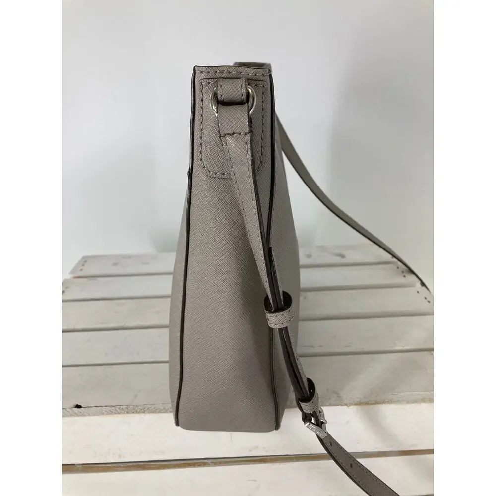 MICHAEL KORS, MEDIUM SIZE GRAY LEATHER CROSSOBODY BAG (ASIS)